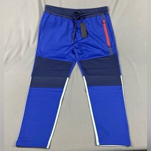 Greyson Sequoia Pants Joggers Colorblock Utility XL Blue Nylon Cotton Spandex